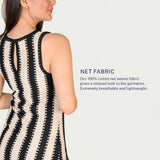 Womens Long Net Dress(146)