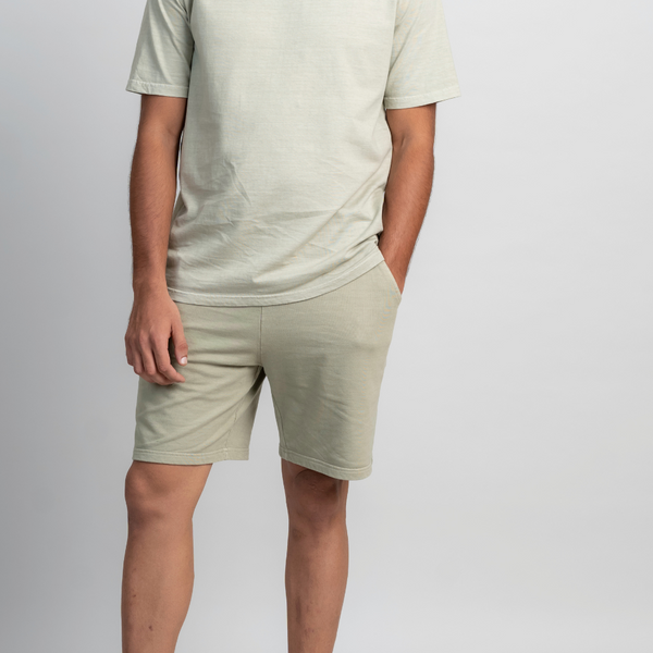 Men's Soft Lounge Shorts in sage green