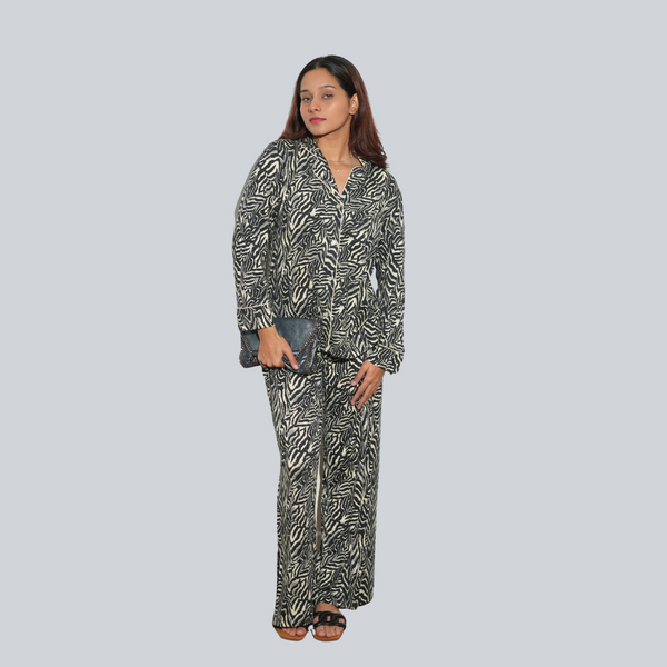 Pyjama Set - Pant & Long Sleeve Shirt