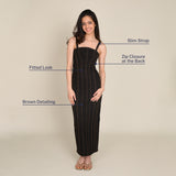 Contour Denim Maxi Dress (Twill)