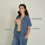 Women's Denim Lounge Shirt (Twill)