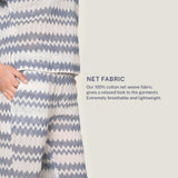 Blue Chevron Co-ord Set (262)