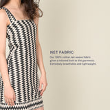 Chevron Short Dress (249)