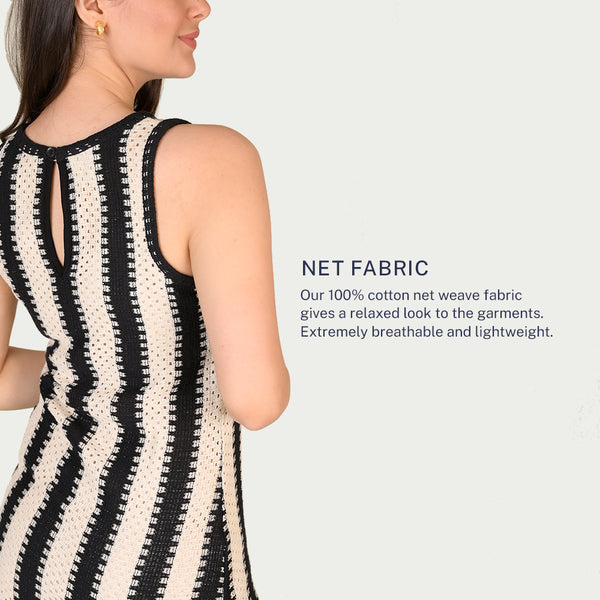 Womens Long Net Dress(146)