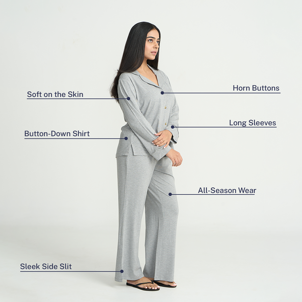 Pyjama Set - Pant & Long Sleeve Shirt