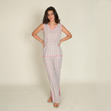 Lilac Chevron Co-ord Set (149)
