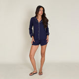 Pyjama Set - Shorts & Long Sleeve Shirt