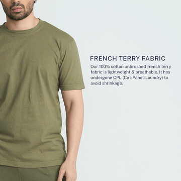 Power Through Men's T-shirt French terry – Sencillo