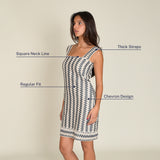 Chevron Short Dress (249)