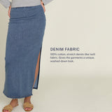 Classic Denim Skirt (Twill)