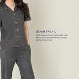 Women's Denim Lounge Shirt (Twill)