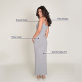Classic Contour Maxi Dress