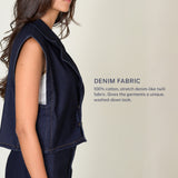 Everyday Denim Vest (Twill)