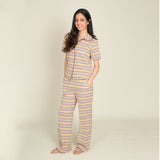 Yellow Chevron Co-ord Set (149)