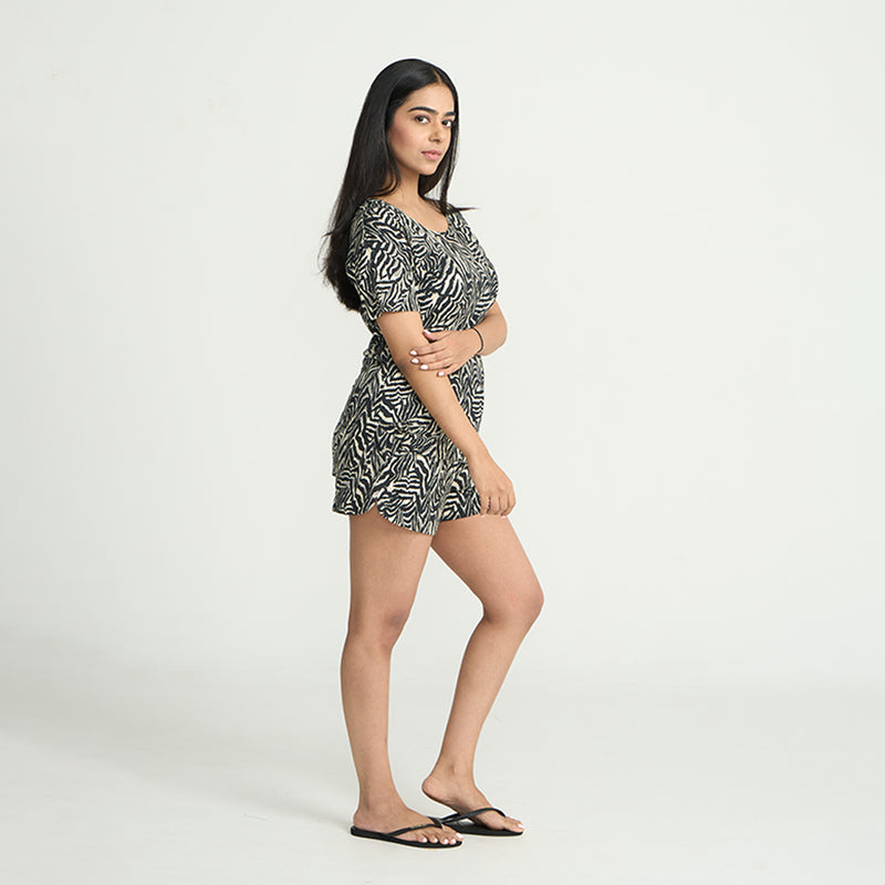 Pyjama Set - Pant & Long Sleeve Shirt | Zebra print