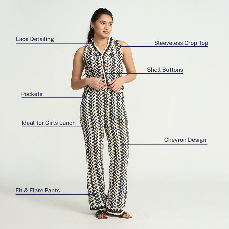 Chevron Co-ord Set (147)