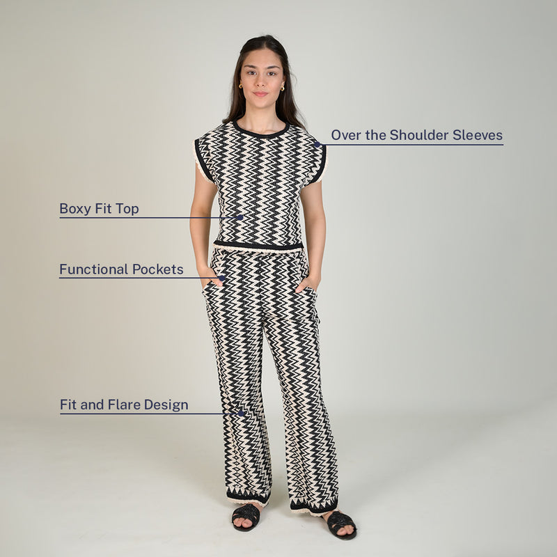Chevron Co-ord Set (147)