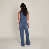Sleeveless Denim Top (Twill)