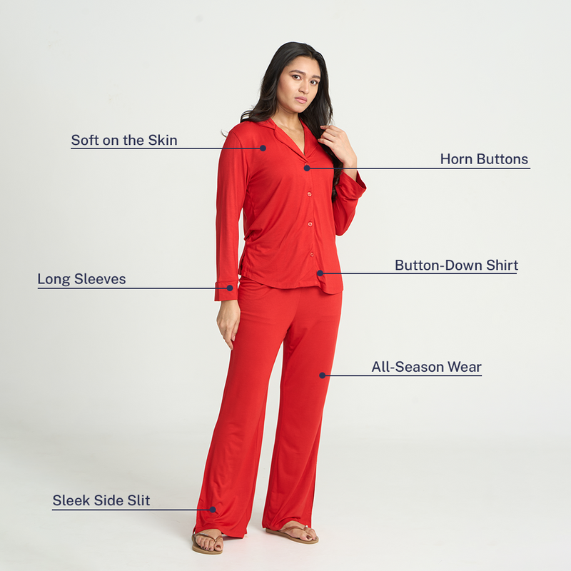 Pyjama Set - Pant & Long Sleeve Shirt