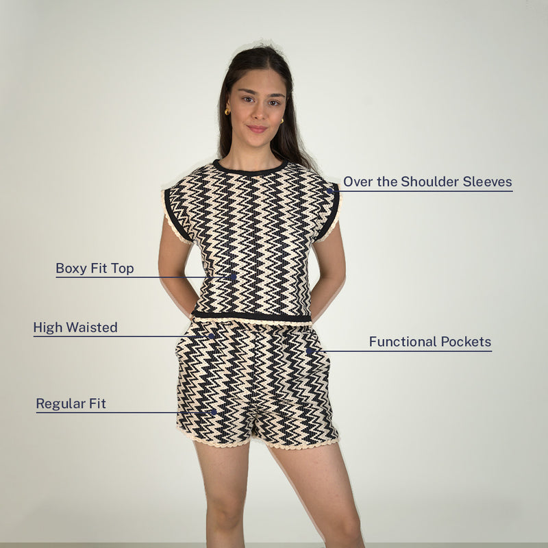 Chevron Co-ord Set (147)