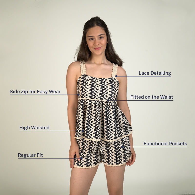 Chevron Co-ord Set (147)